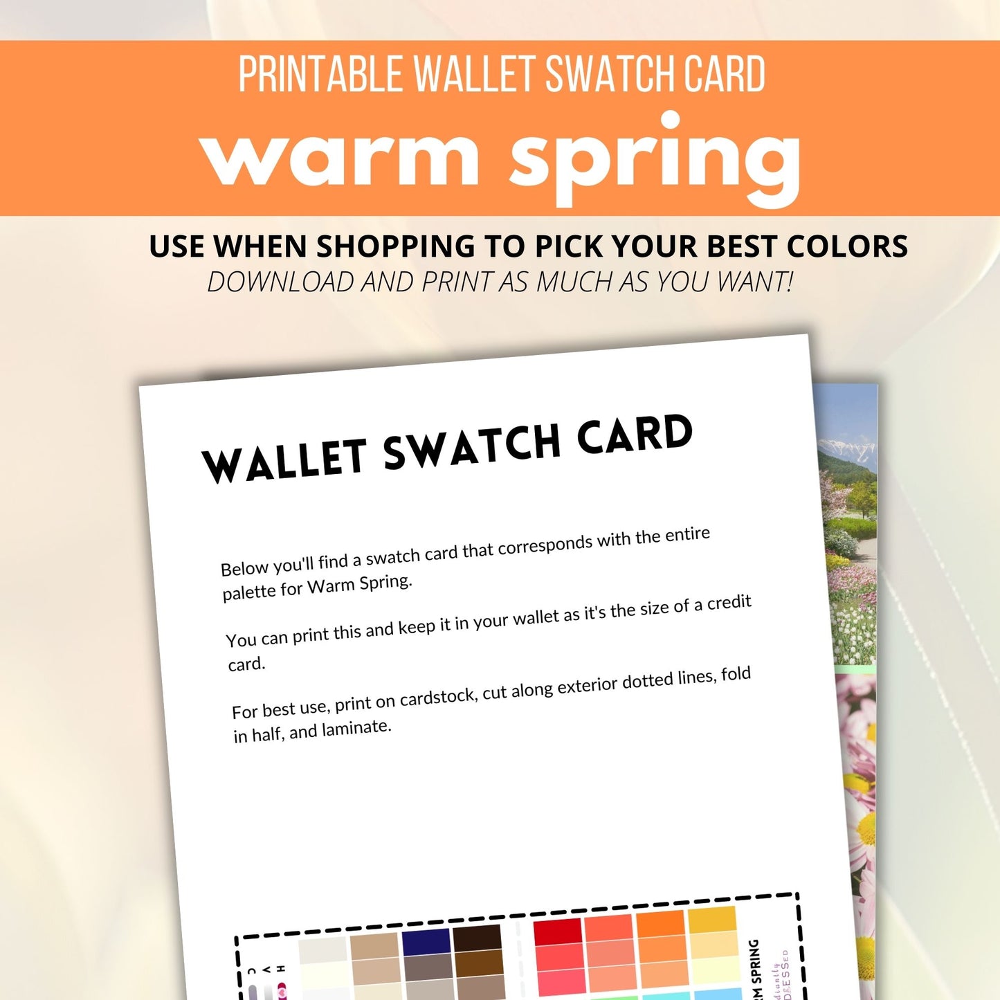 Warm Spring Color Guide
