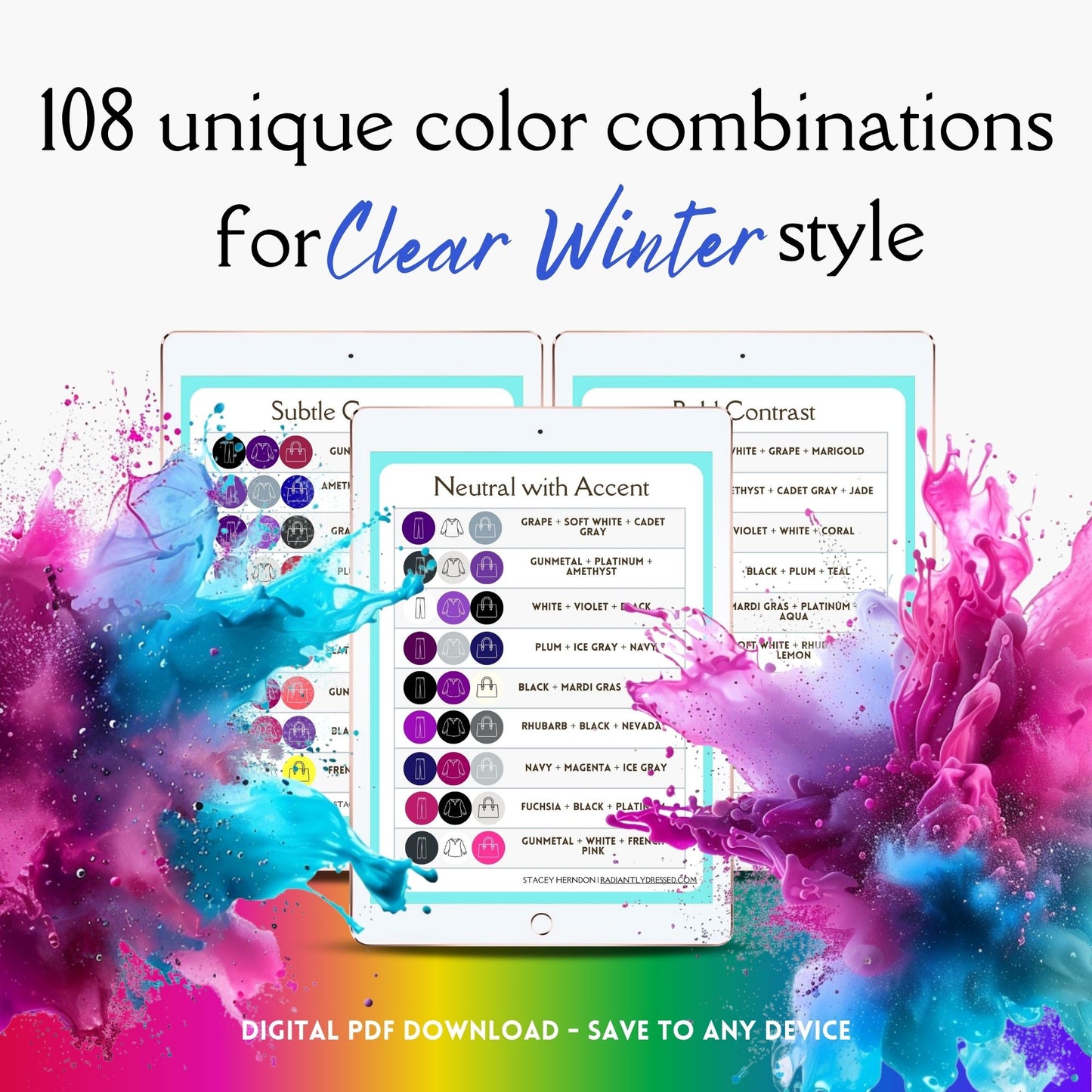 Clear Winter ColorStory Collections