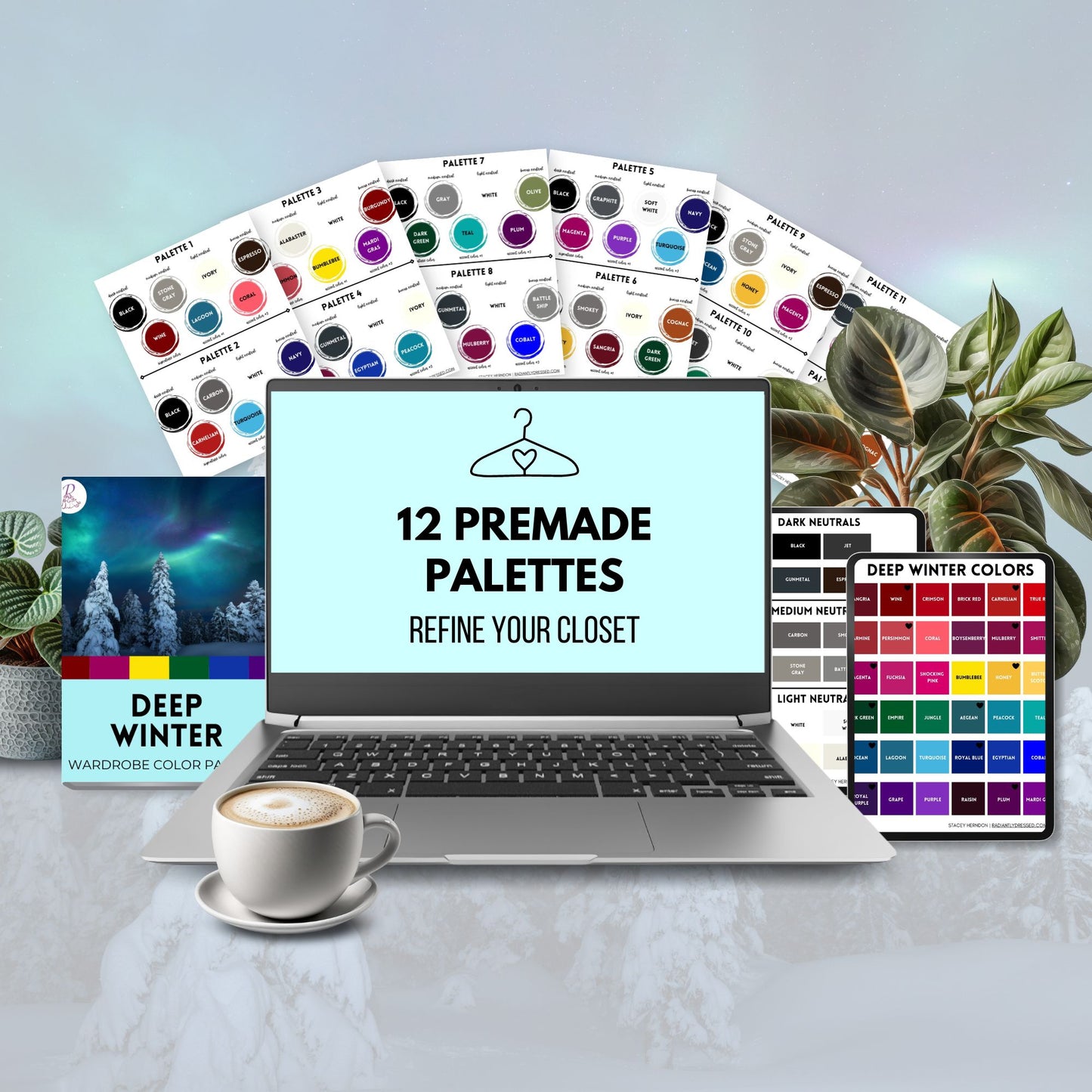 Deep Winter Color Palettes