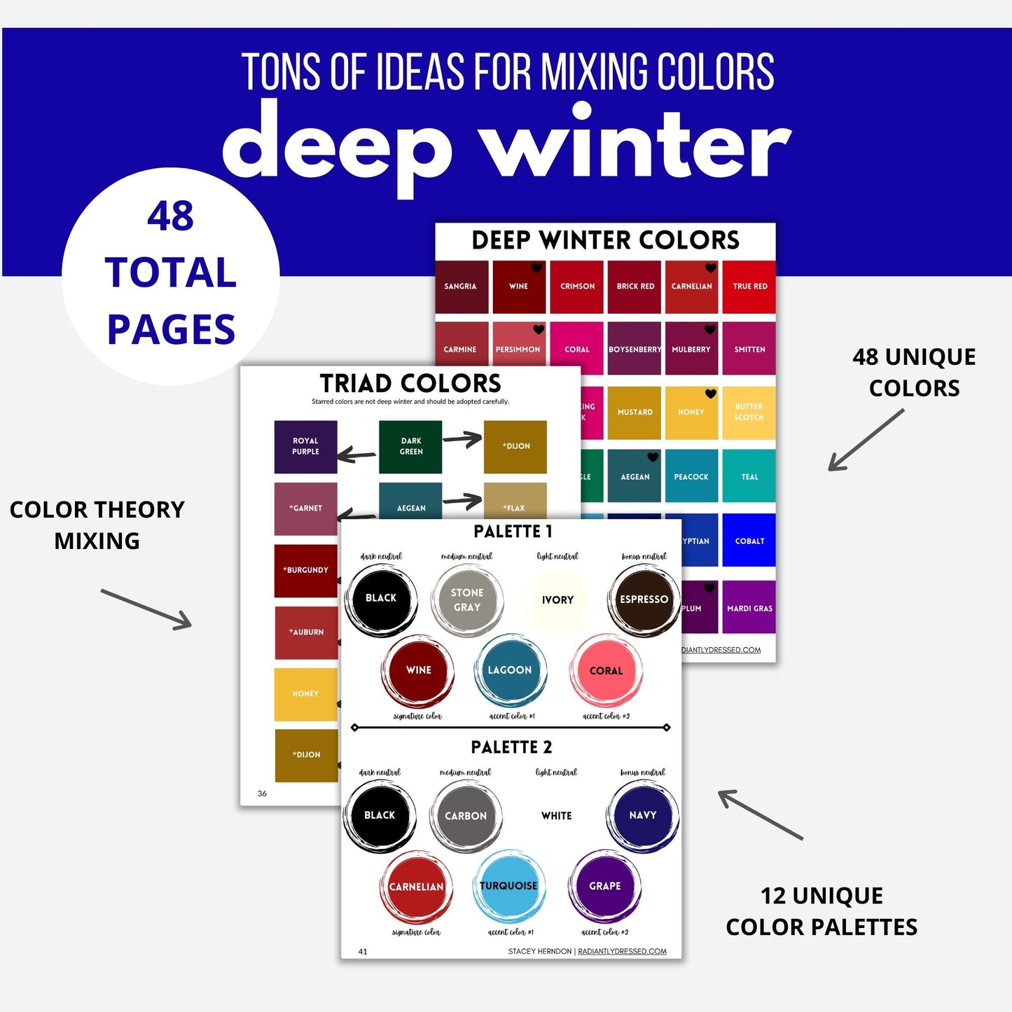 Deep Winter Color Guide