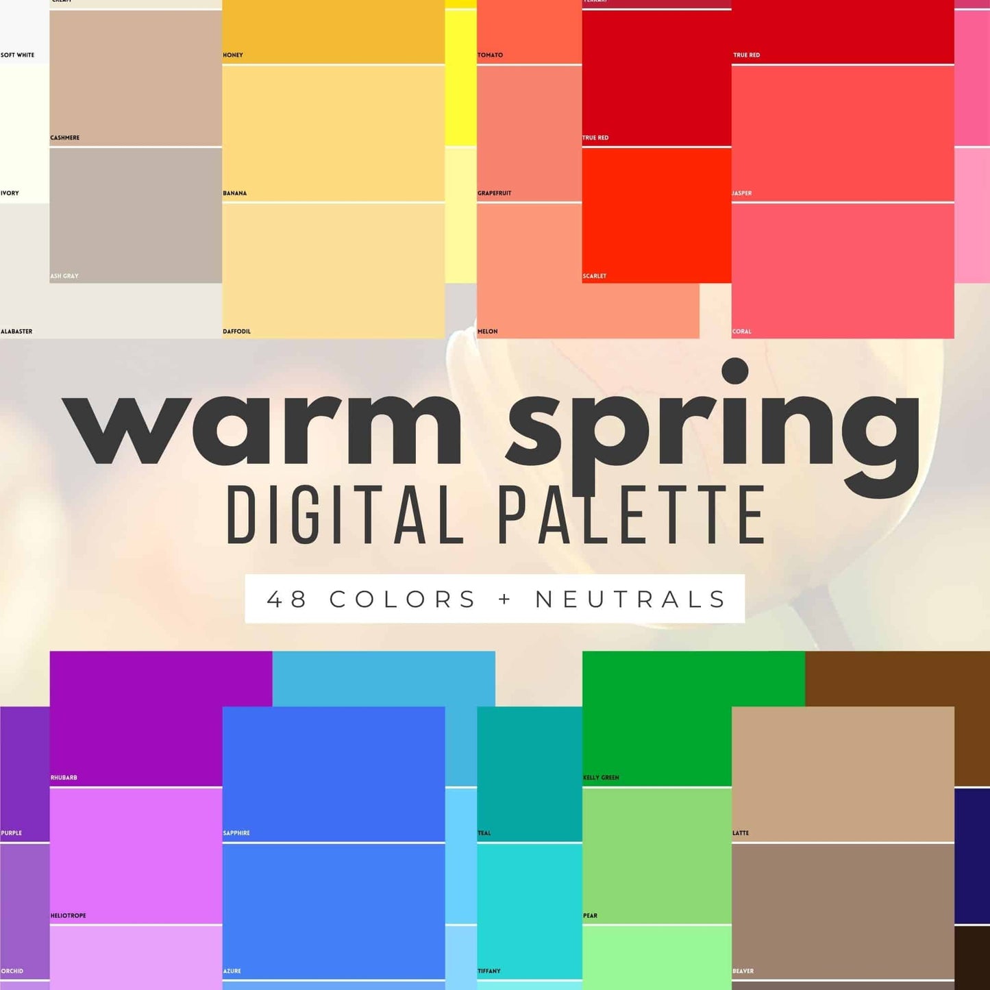 warm spring digital watch fan