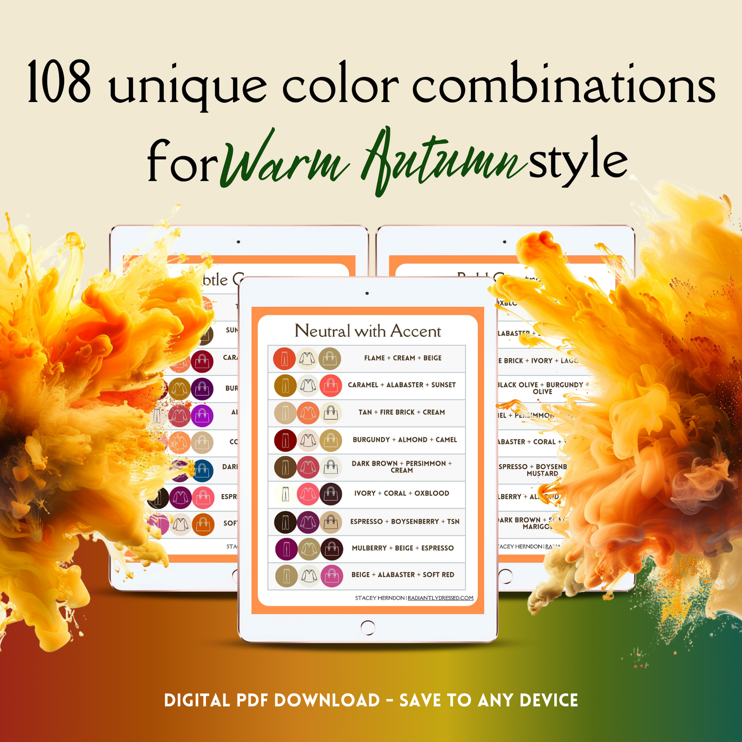 Warm Autumn ColorStory Collections