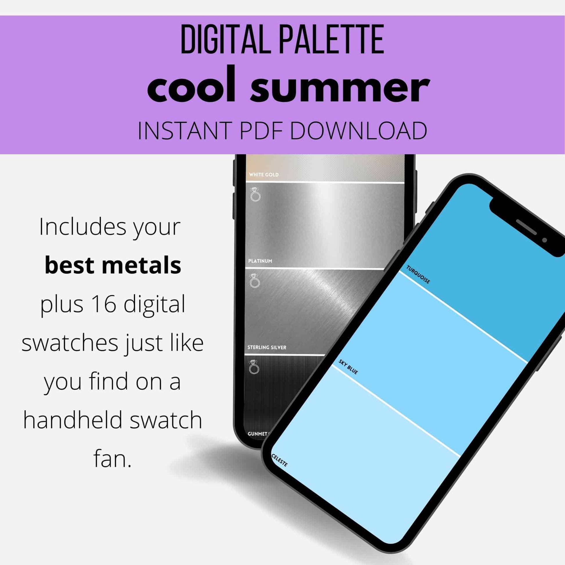 cool summer digital swatch fan