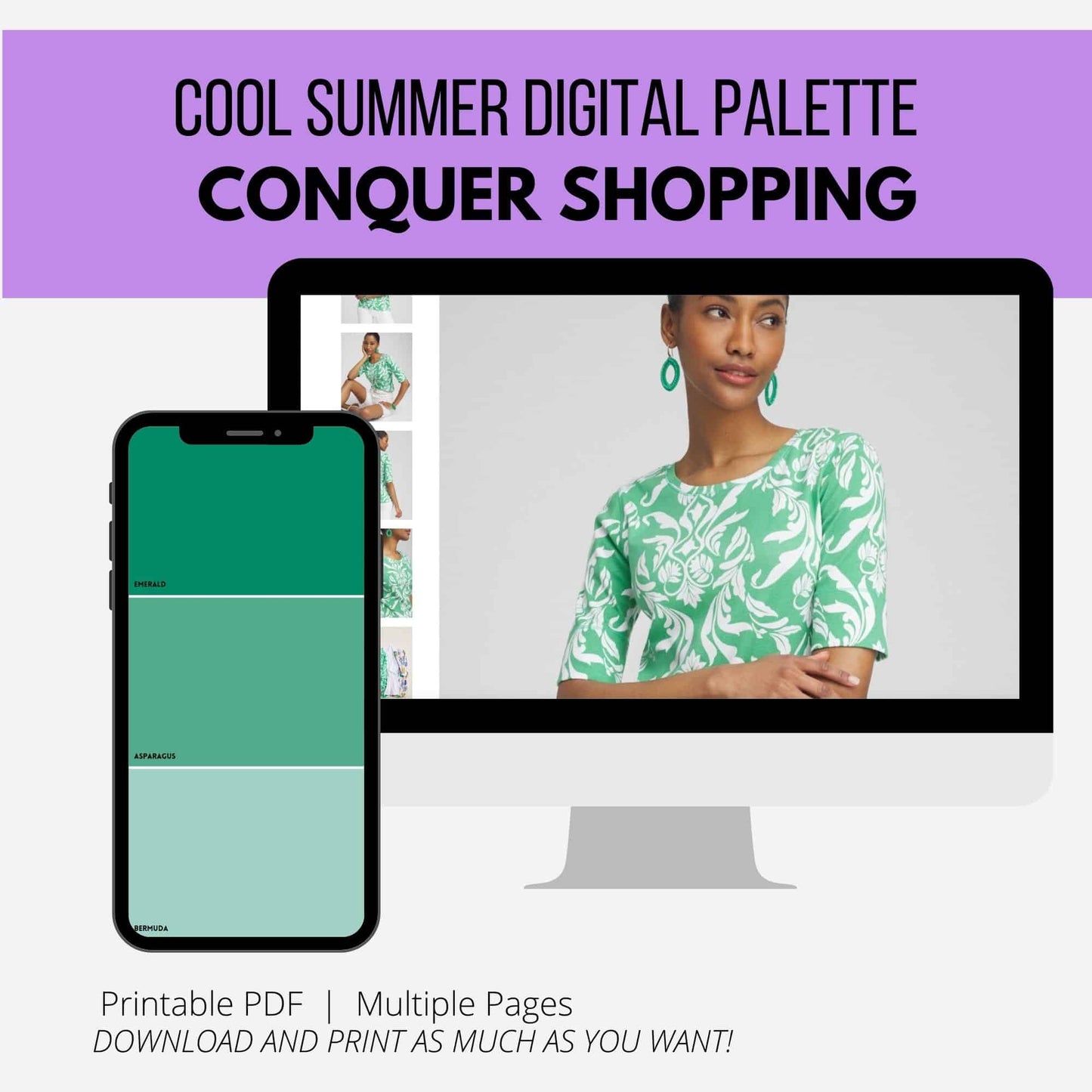 cool summer digital swatch fan