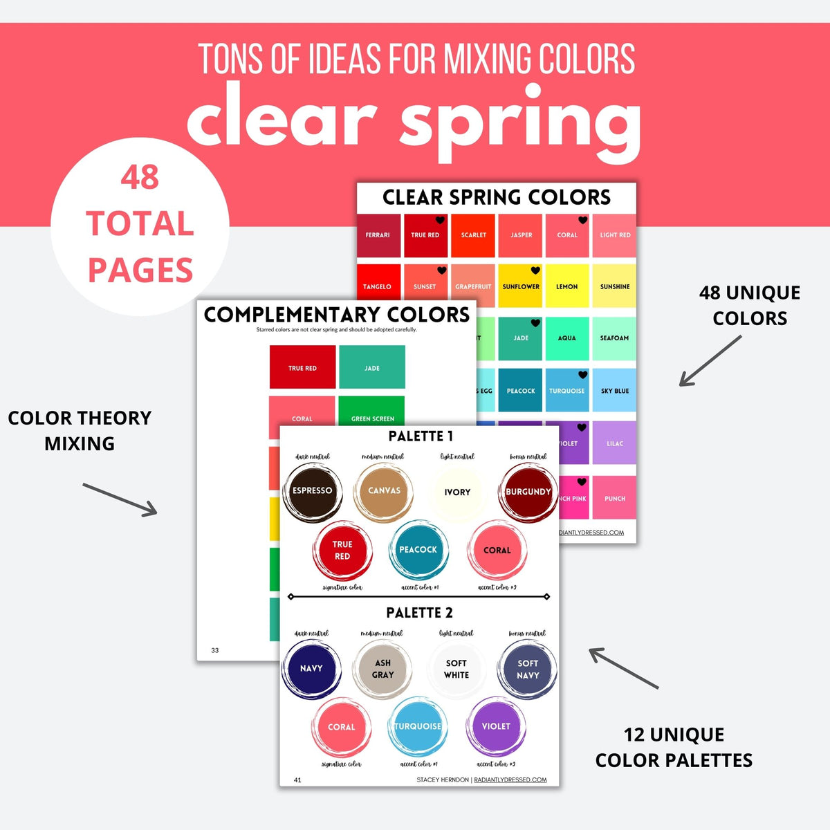 Clear Spring Match Set Clear Spring Color Guide – Radiant Style Shop