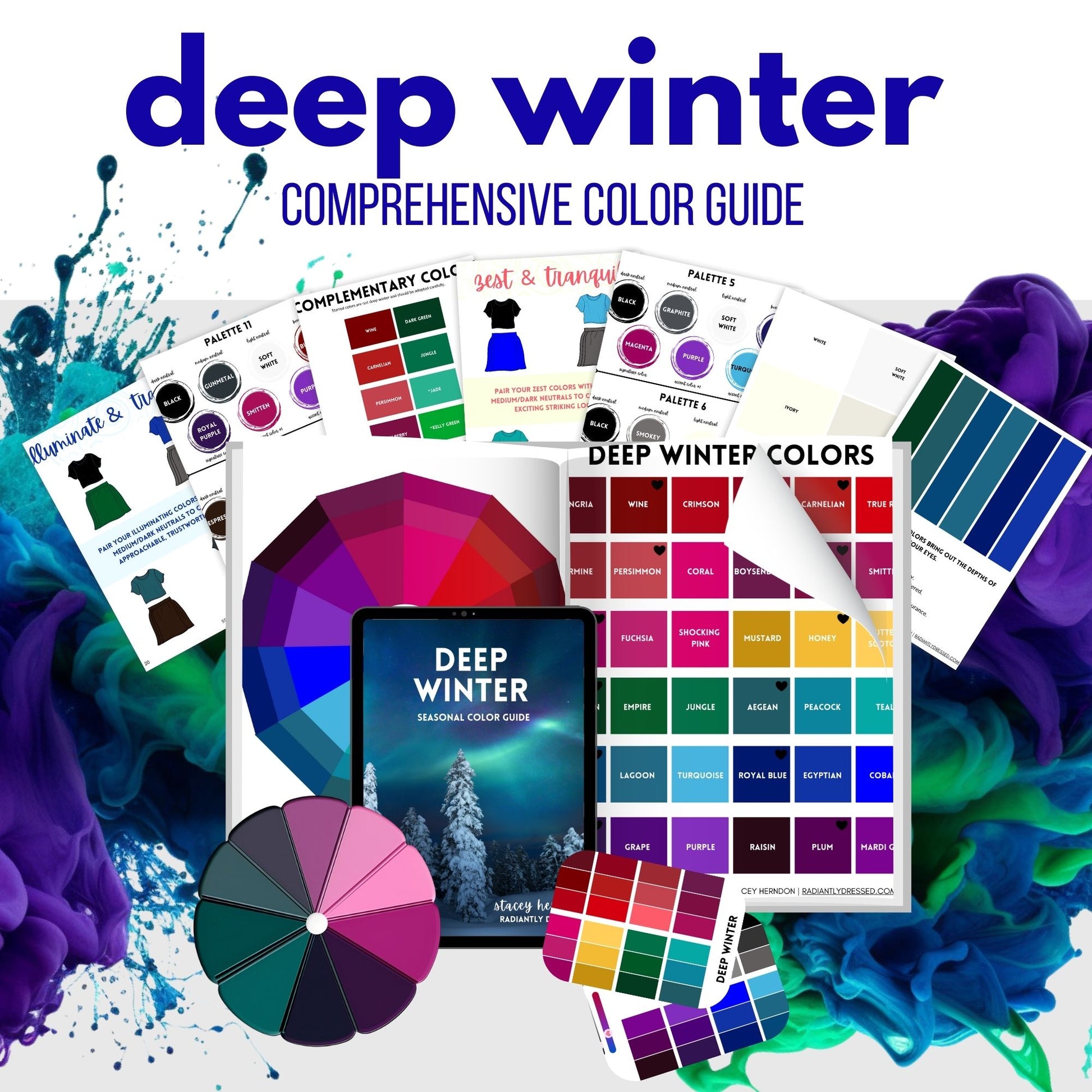 Deep Winter Color Guide Radiant Style Shop Deep Winter Color Guide Radiant Style Shop