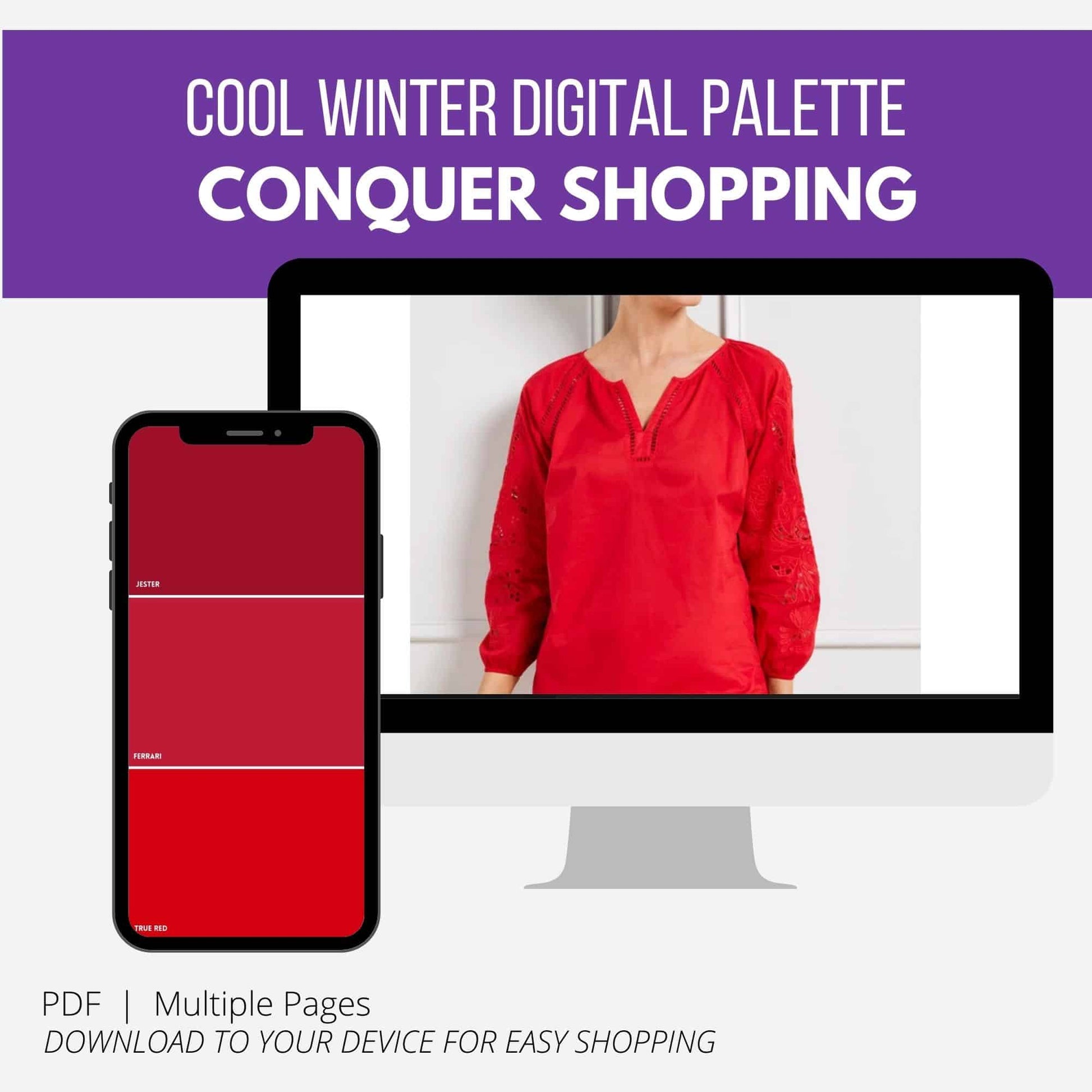 cool winter digital swatch fan