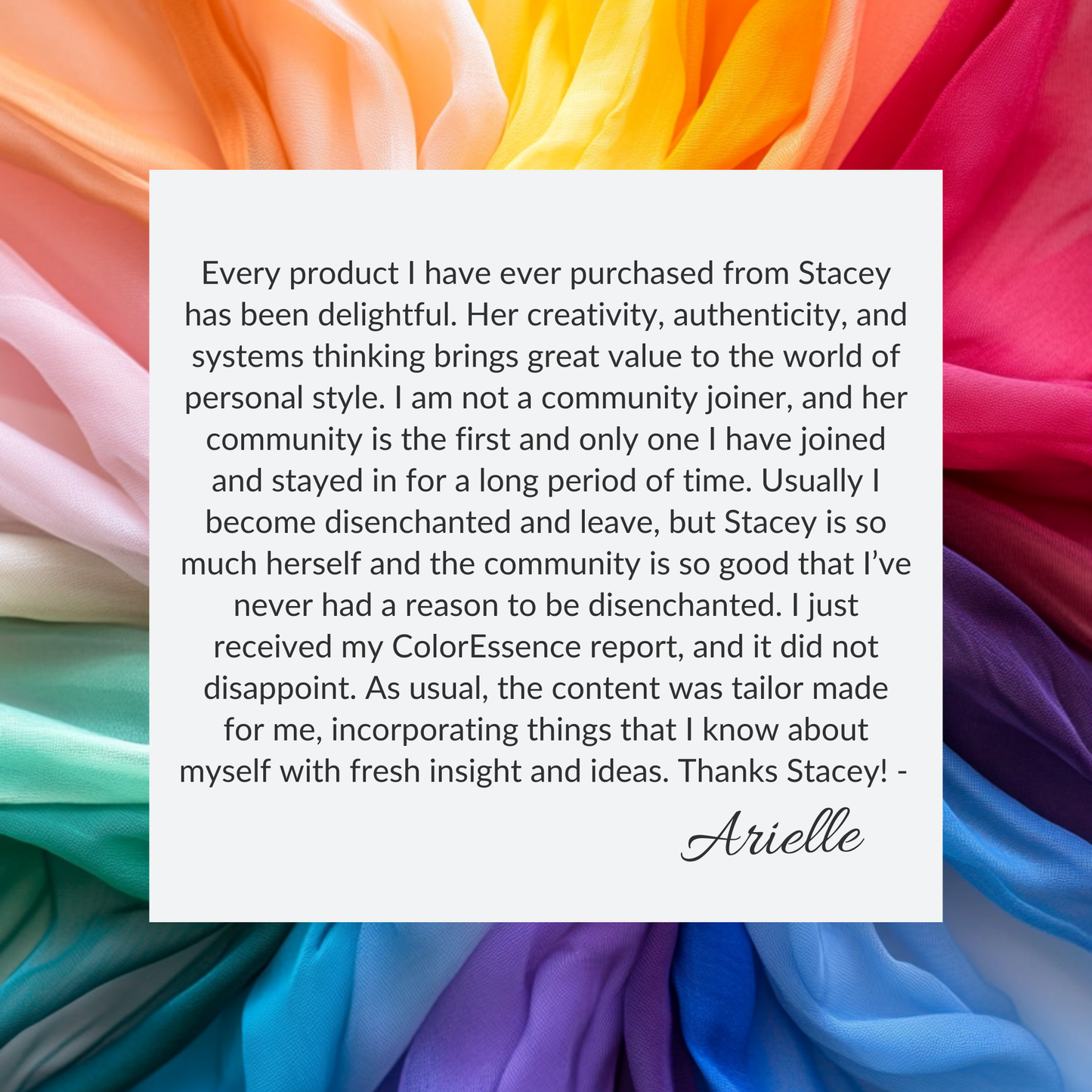 Radiant Woman® - ColorEssence Style Report