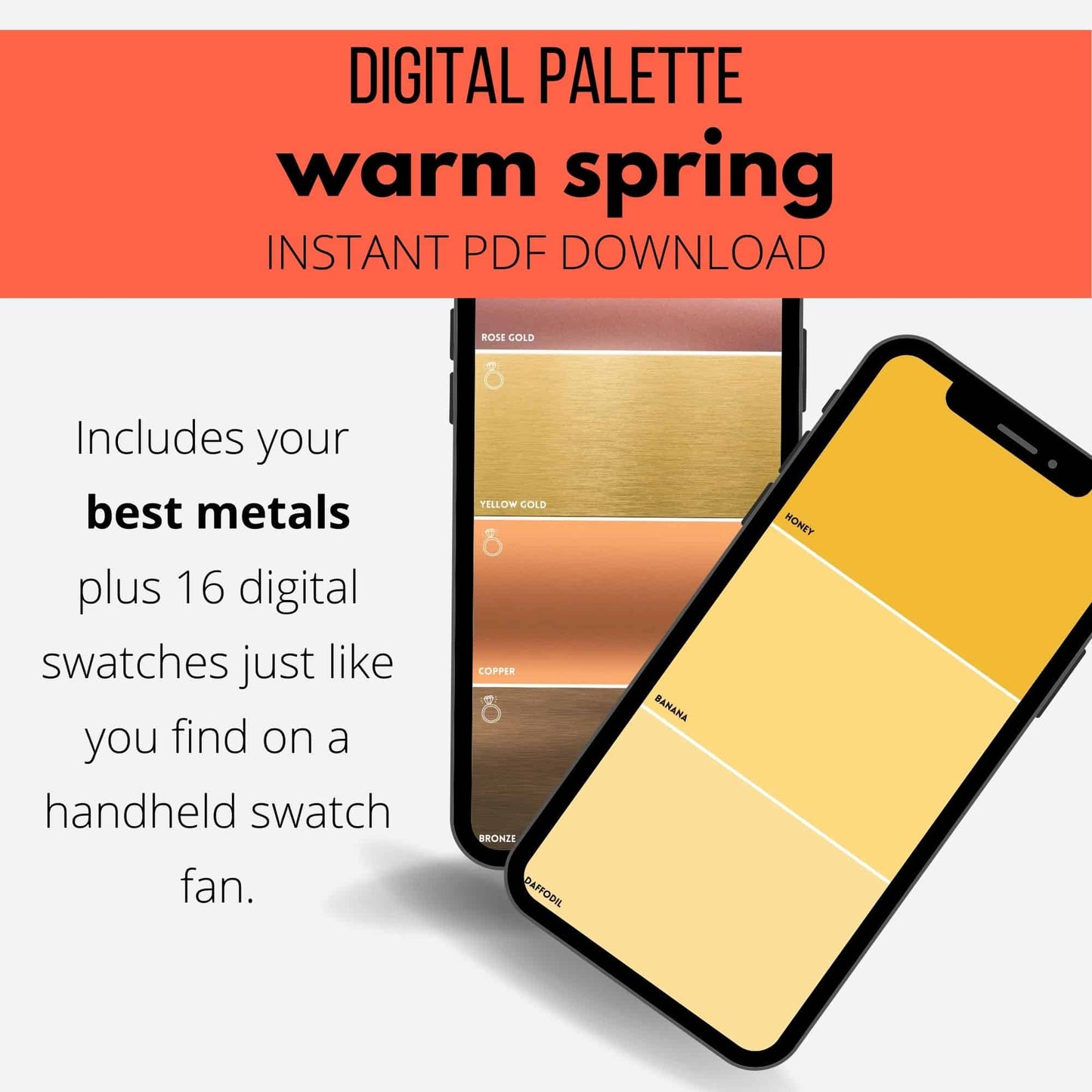 warm spring digital watch fan